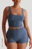 Square Neck Micro-Ribbed Tank Top - Breeze sold by My outfit online