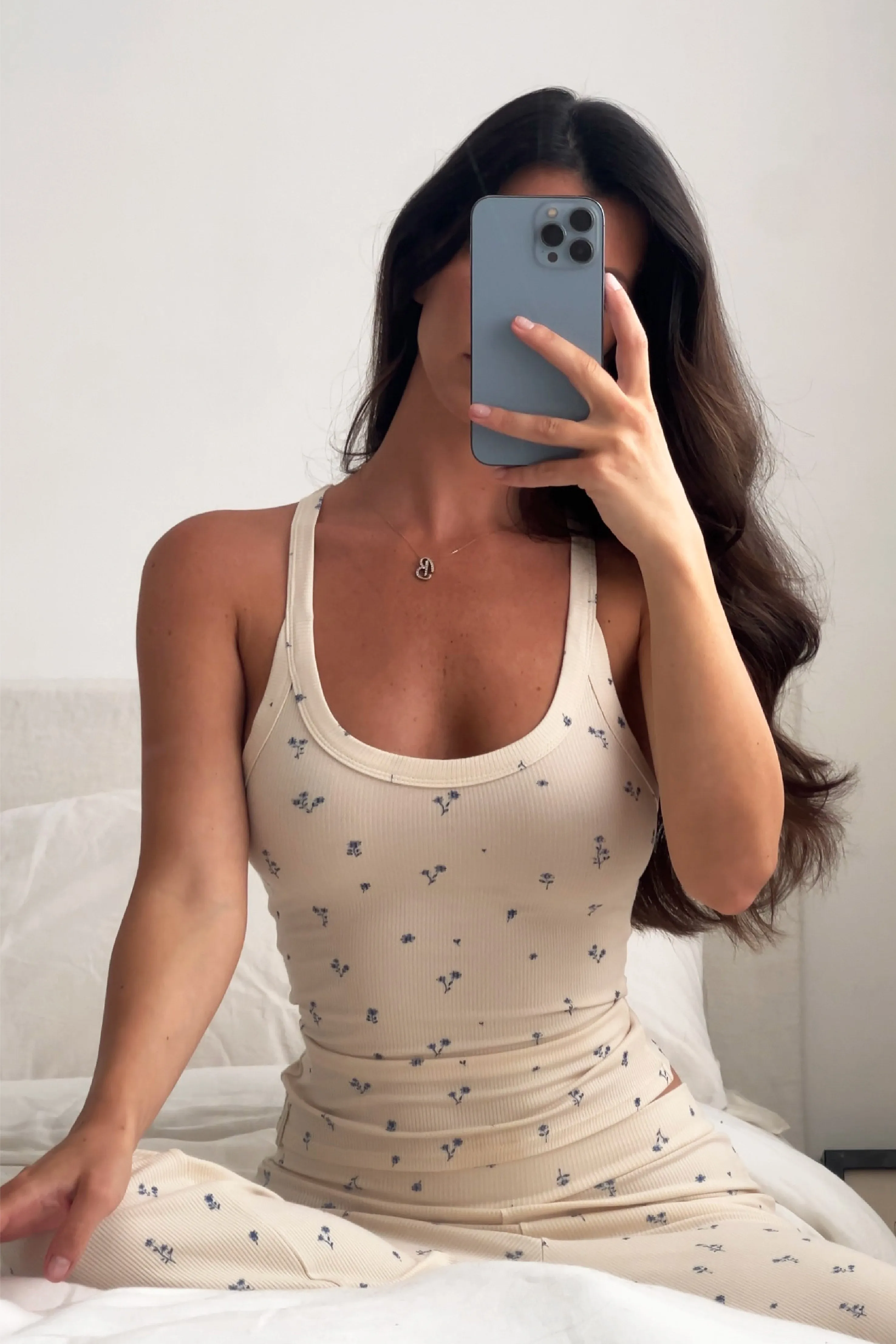 Round Neck Micro-Ribbed Tank Top - Bloom sold by My outfit online