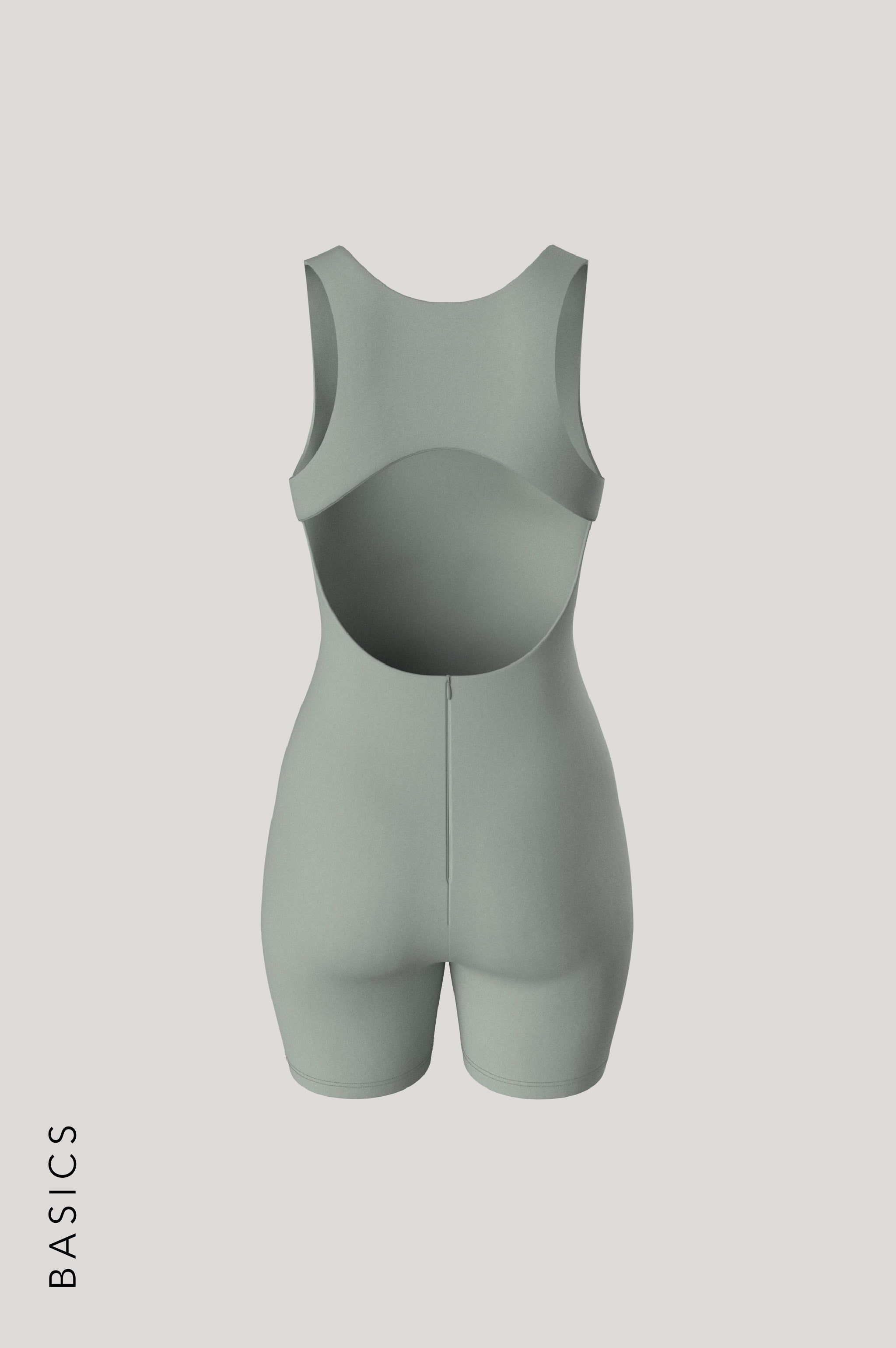 Racer Back Romper - Sage sold by My outfit online product image thumbnail 2