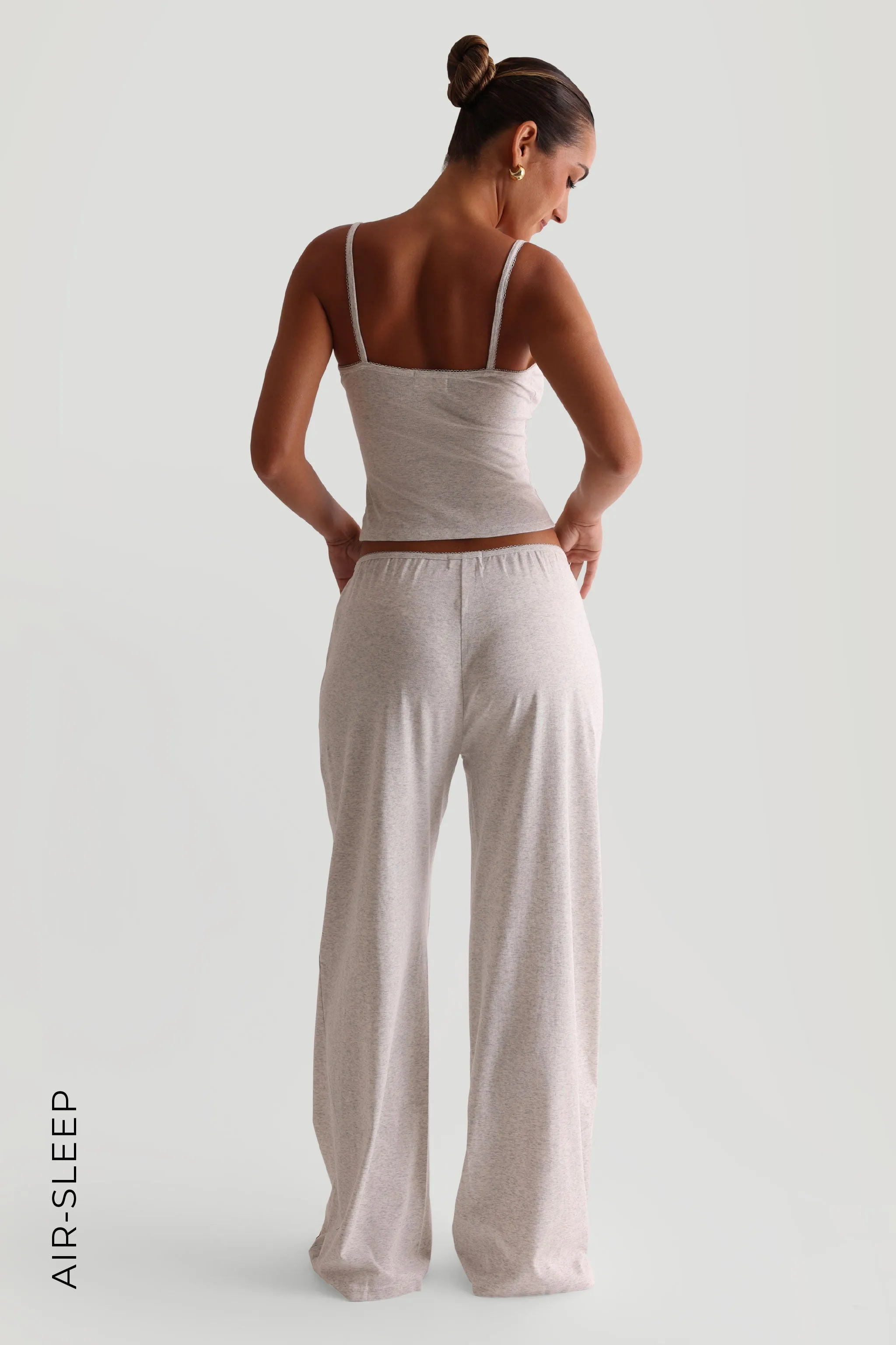 Air-Sleep Relaxed Pants - Light Heather Gray sold by My outfit online product image thumbnail 5
