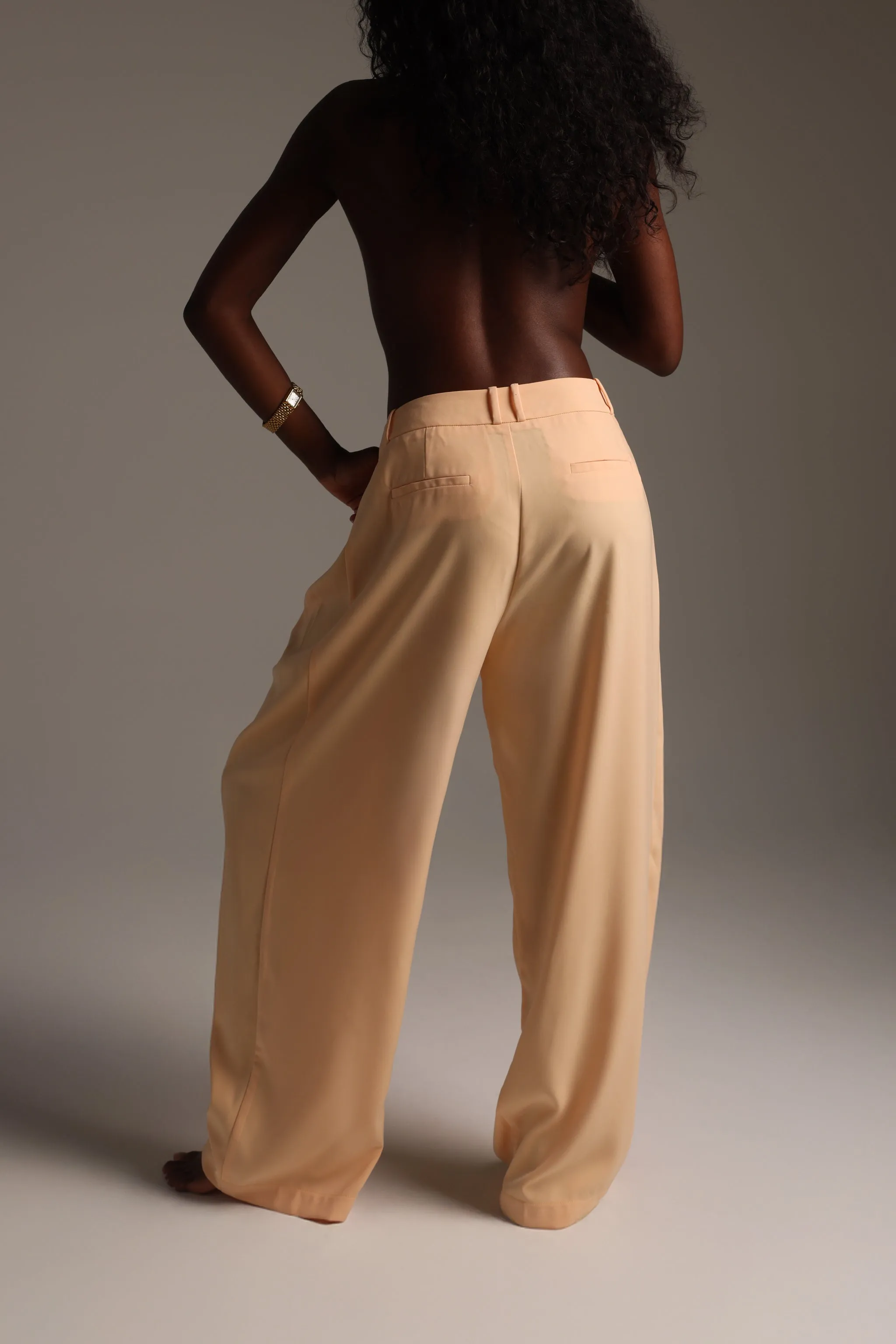 The Ivy Wide-Leg Trousers - Honeypeach sold by My outfit online