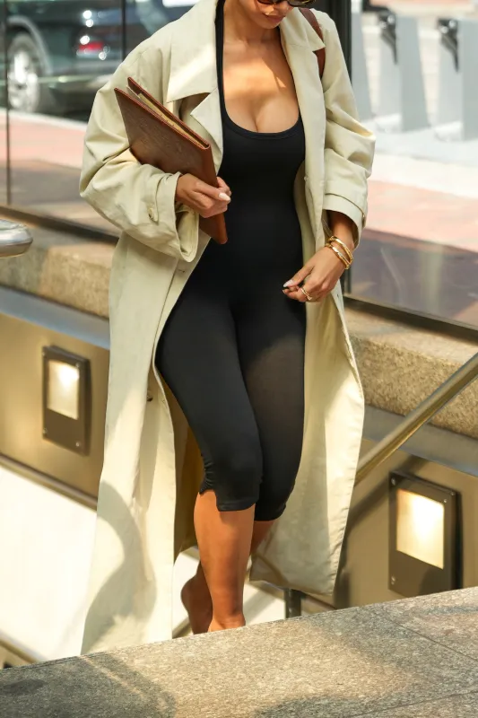 The Origin Longline Trench Coat - Khaki made by My outfit online