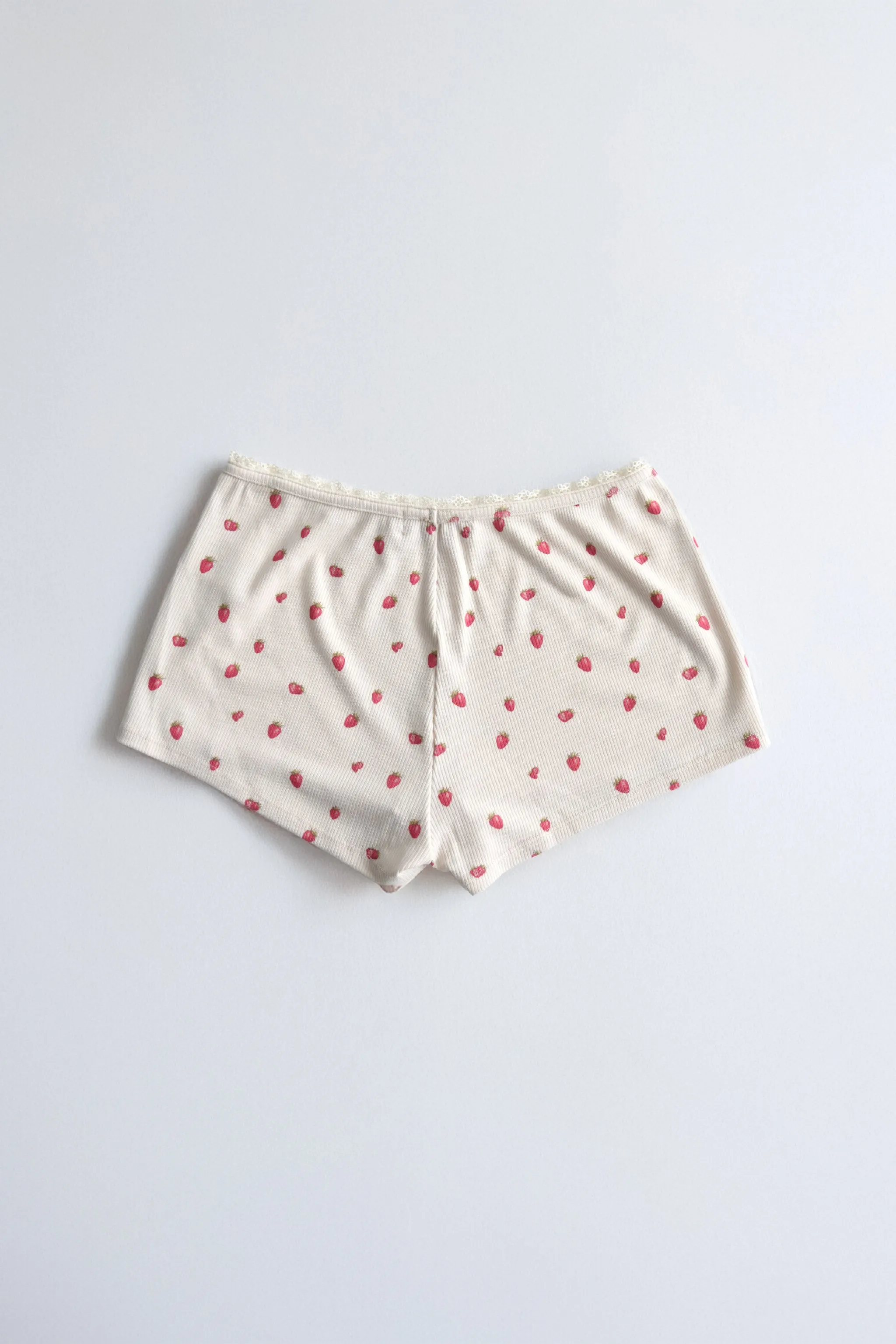 Lace Mini Shorts - Strawberries & Cream sold by My outfit online product image thumbnail 3