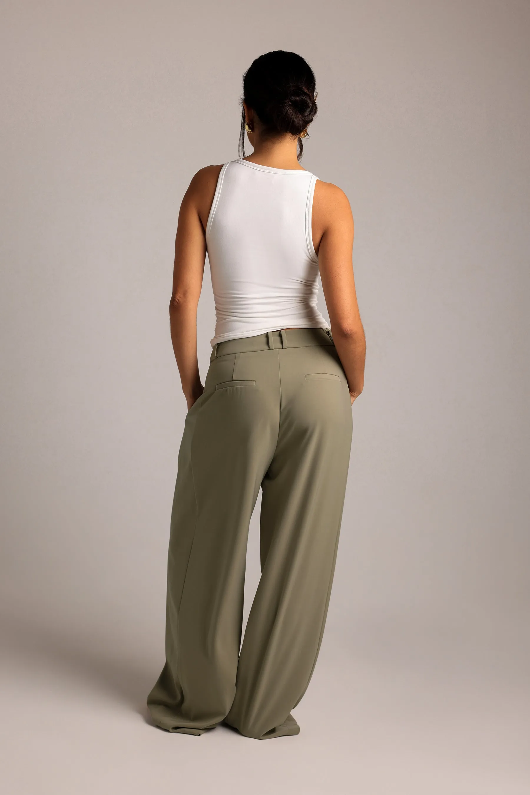 Classic Plunge Tank - White sold by My outfit online product image thumbnail 3