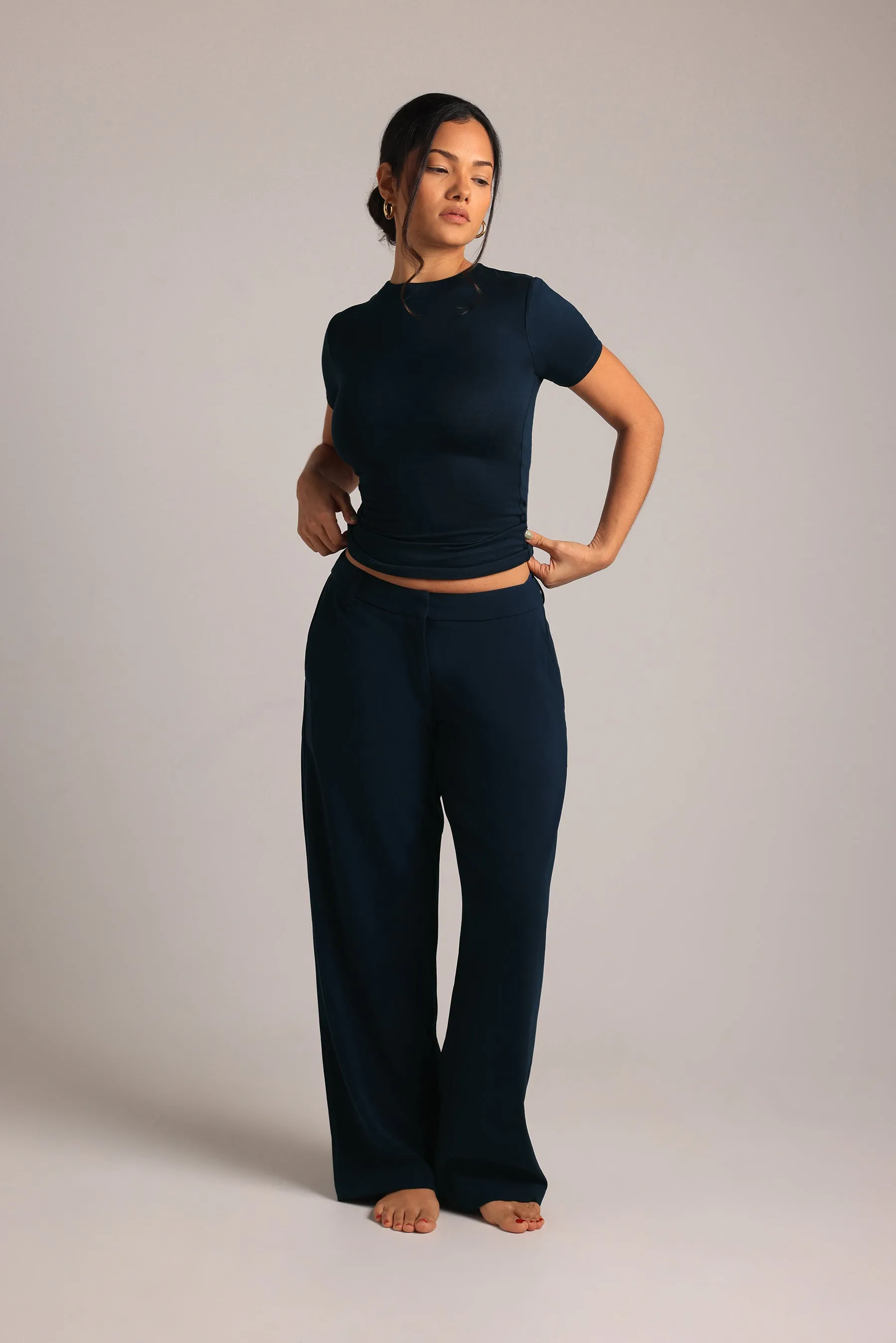 The Modern Straight-Leg Trousers - True Navy sold by My outfit online