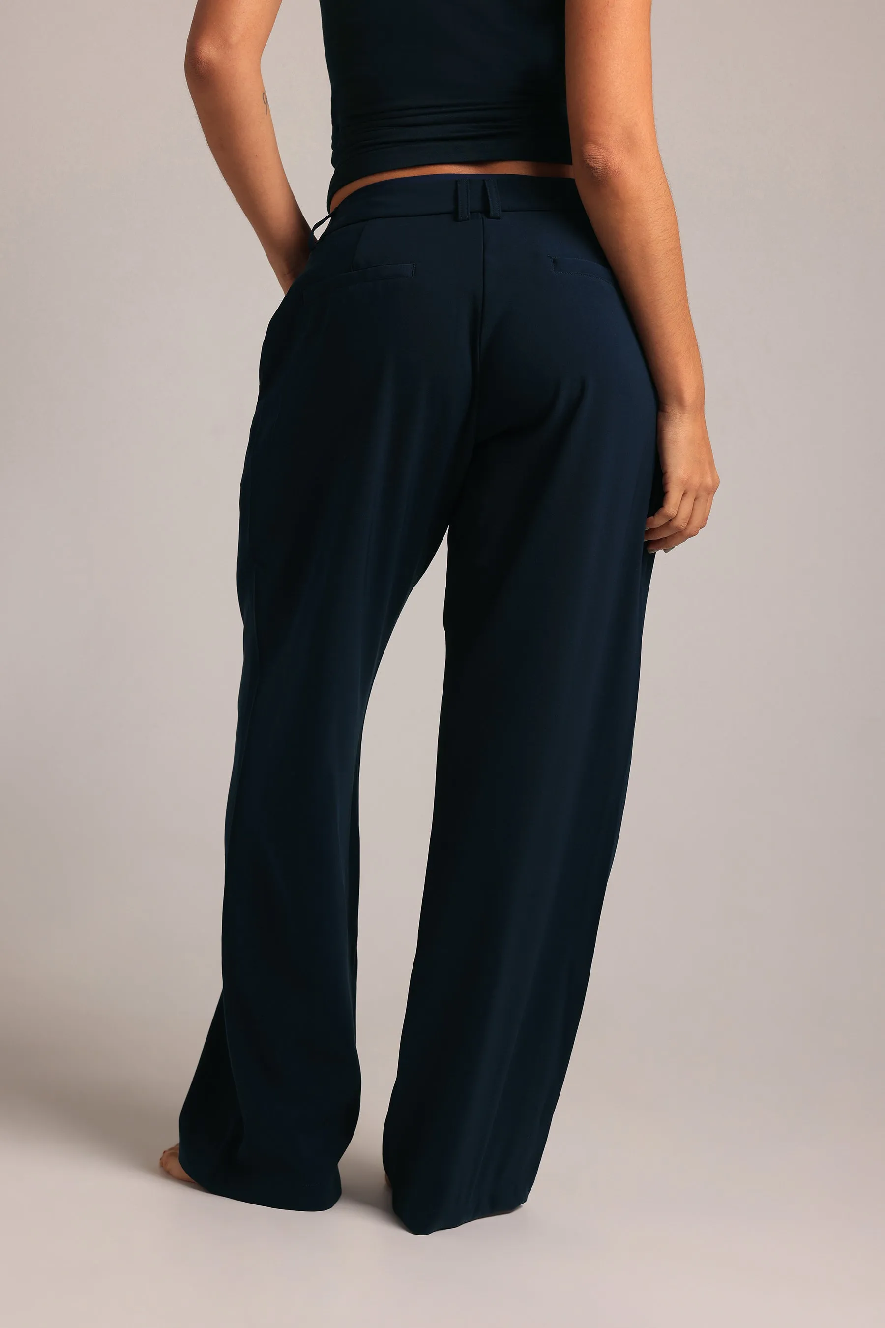 The Modern Straight-Leg Trousers - True Navy sold by My outfit online product image thumbnail 4