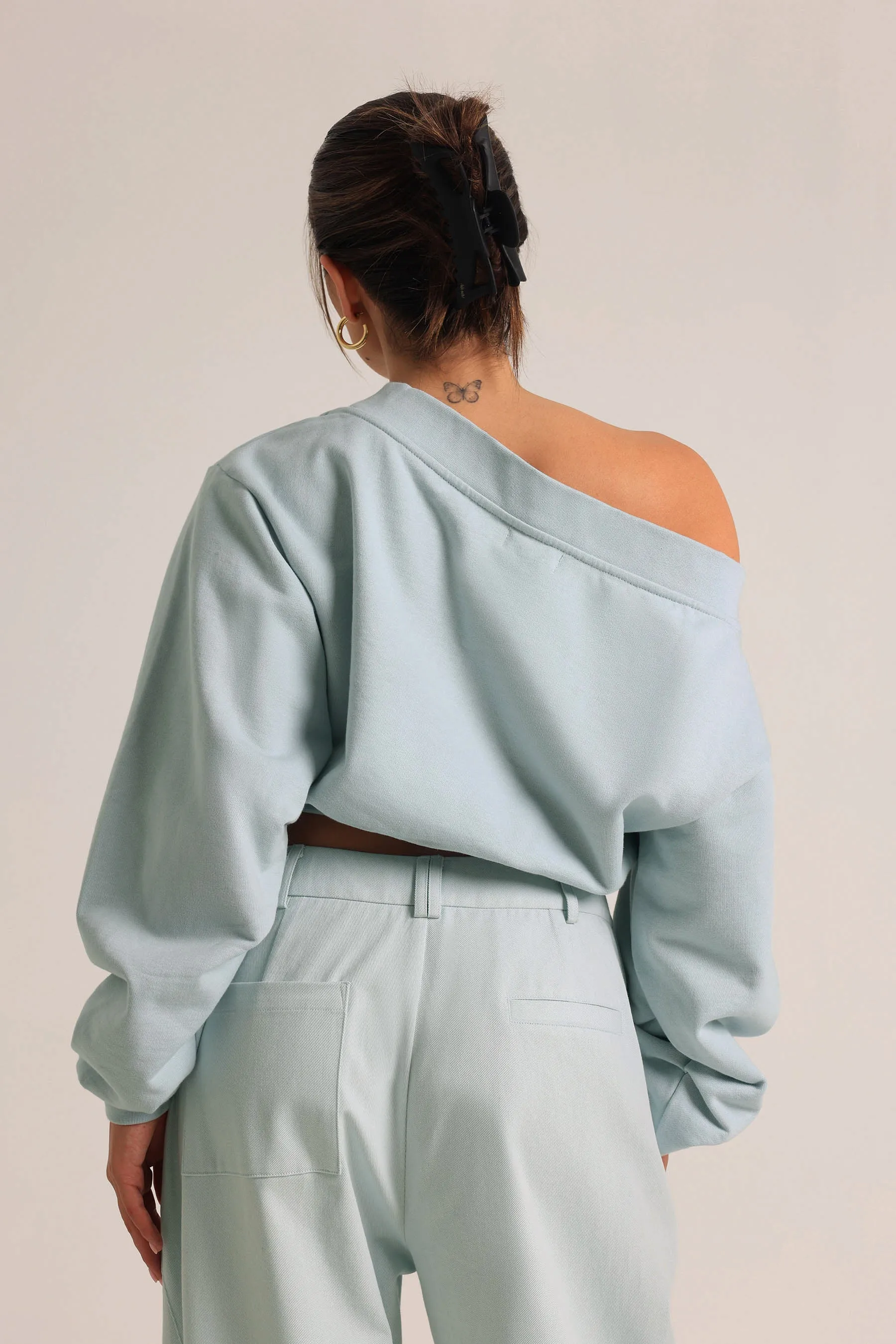 Drop Shoulder Sweatshirt - Icewater sold by My outfit online product image thumbnail 4