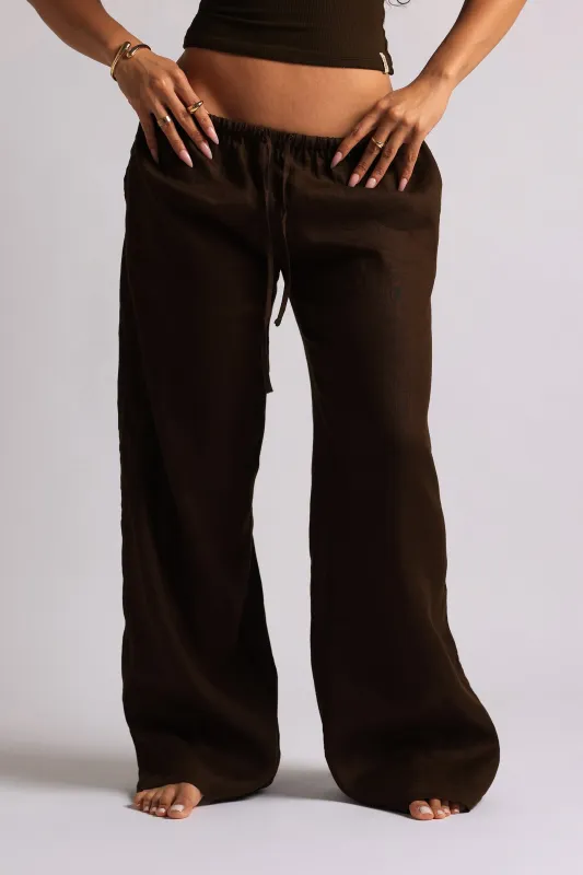 Heritage Linen Pants - Cocoa made by My outfit online