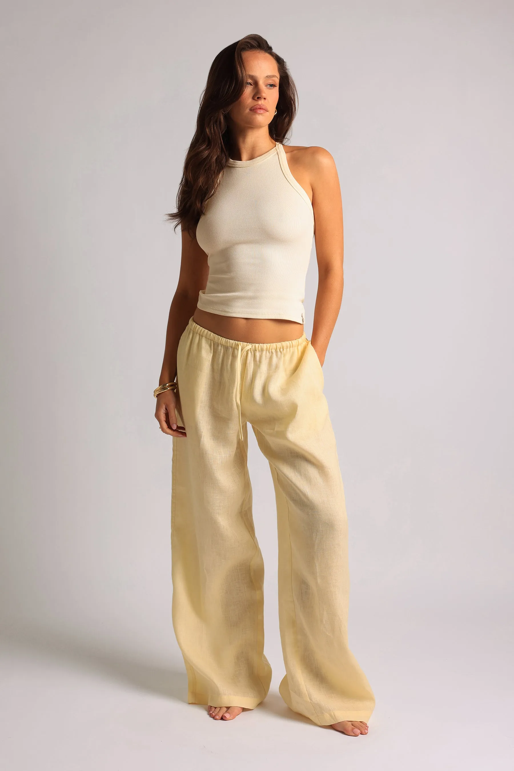 Heritage Linen Pants - Honeybutter sold by My outfit online product image thumbnail 4