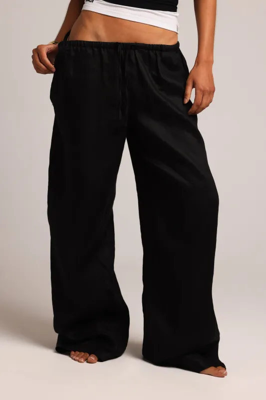 Heritage Linen Pants - Black made by My outfit online
