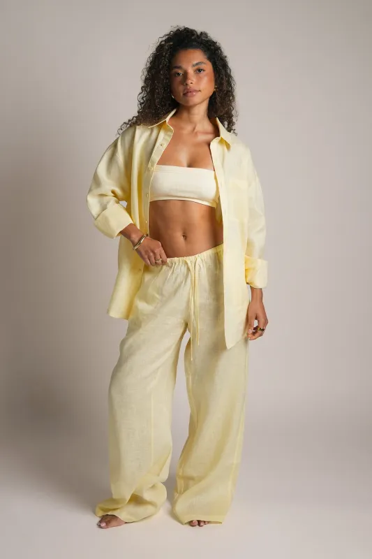 Heritage Linen Button Down - Honeybutter made by My outfit online