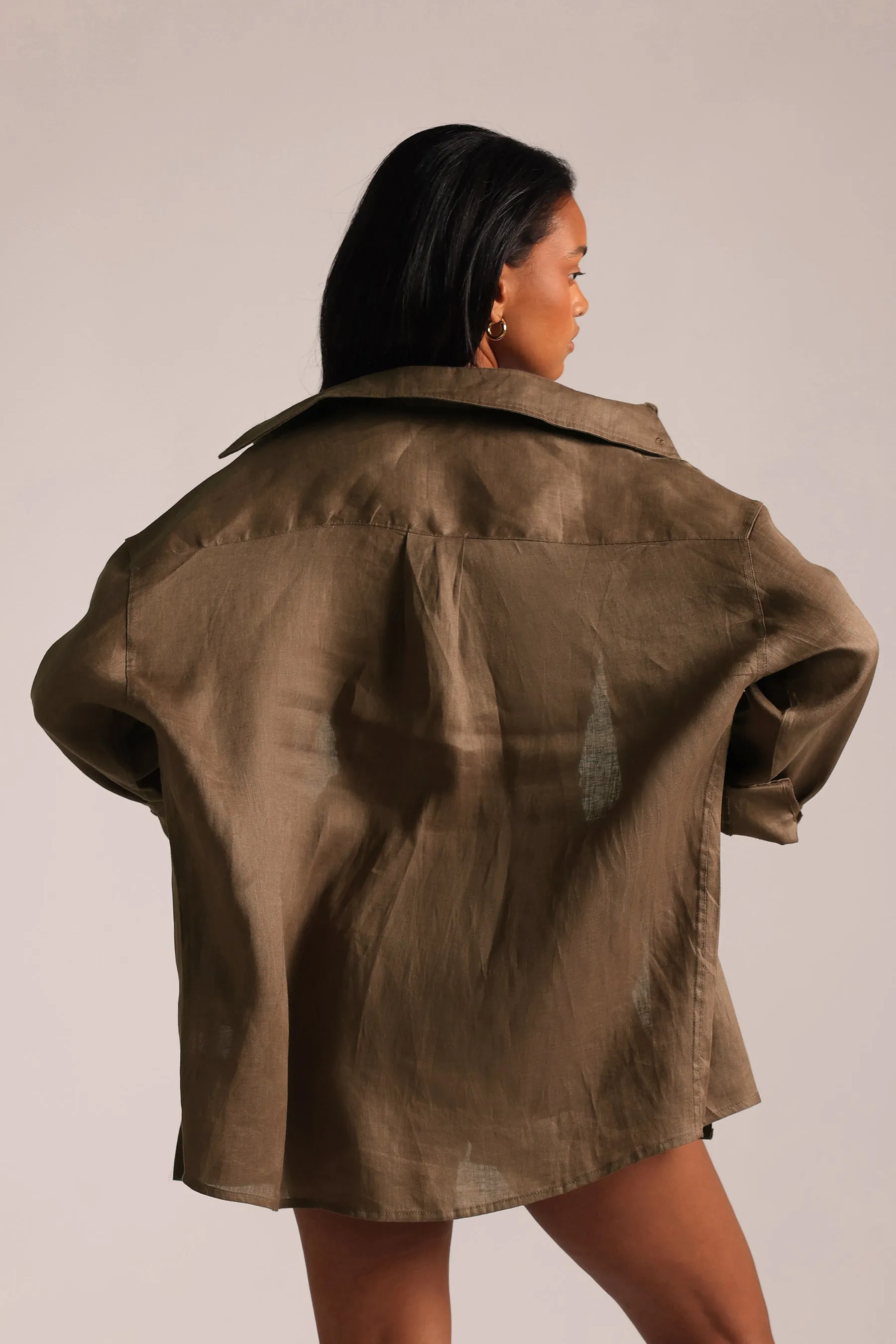 Heritage Linen Button Down - Coconut sold by My outfit online product image thumbnail 2