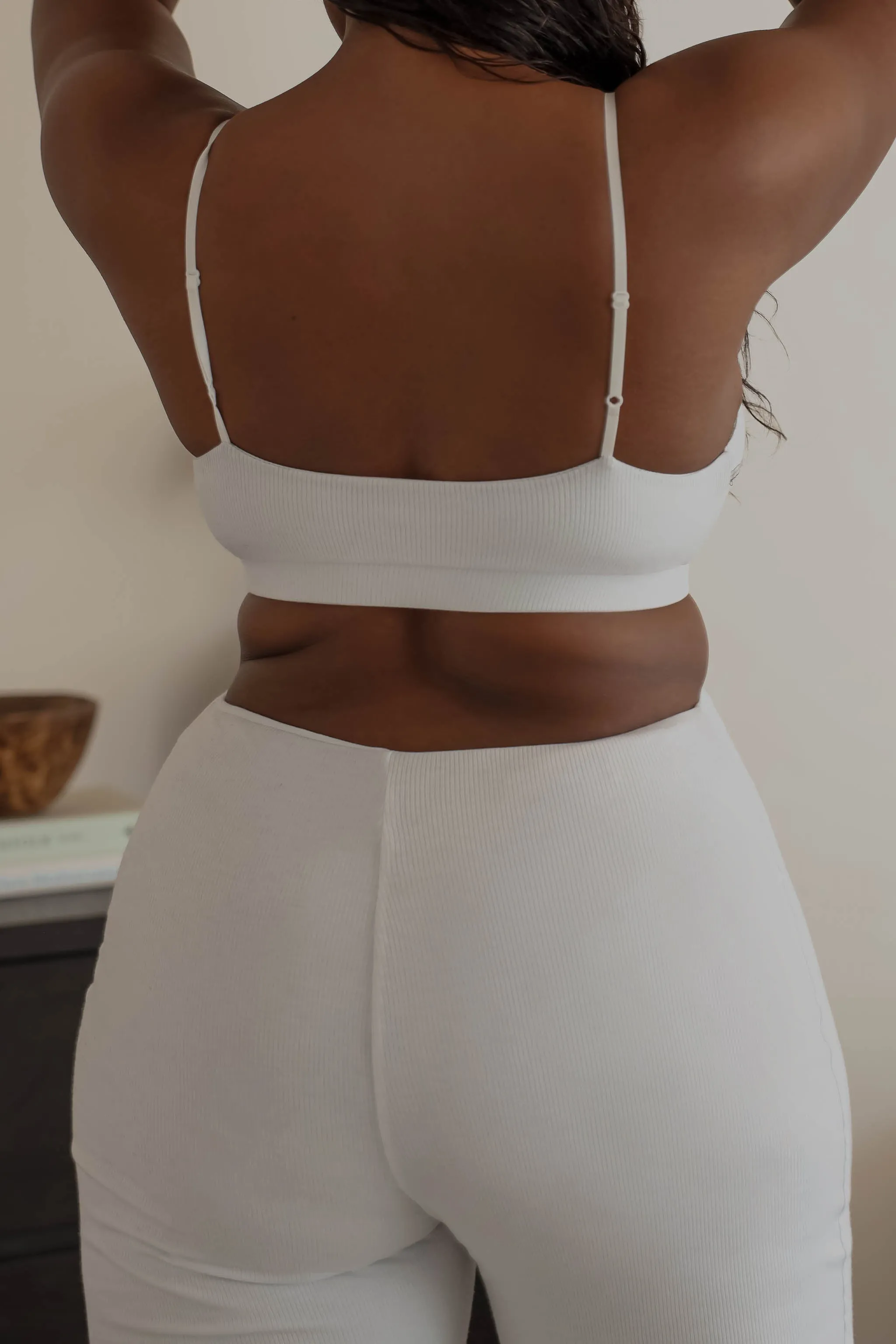 Essence Cotton Bralette - White sold by My outfit online product image thumbnail 5