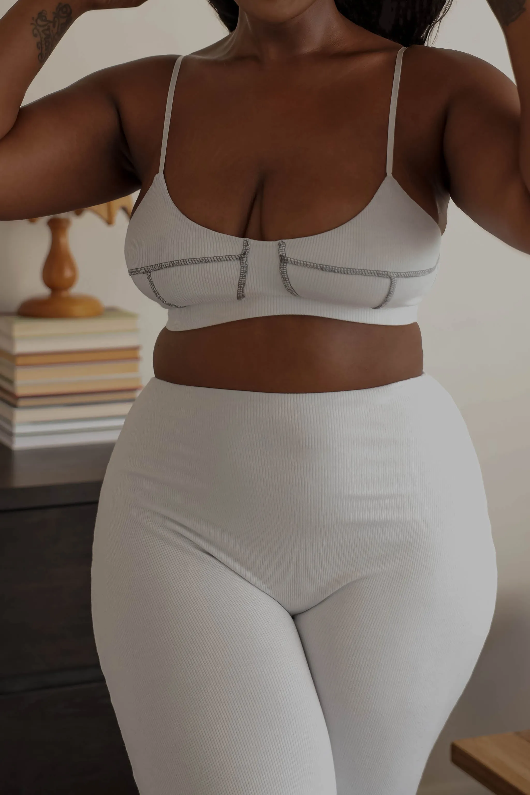 Essence Cotton Bralette - White sold by My outfit online