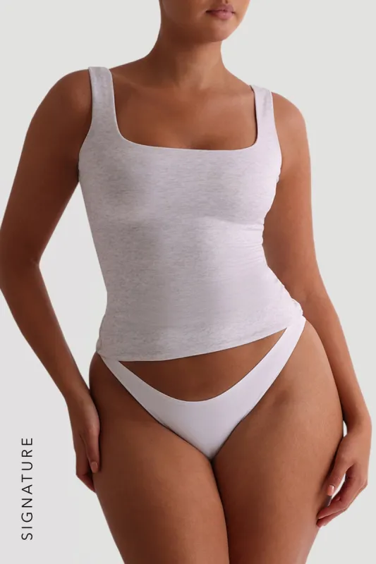Second Skin Tank Top - Light Heather Gray sold by My outfit online