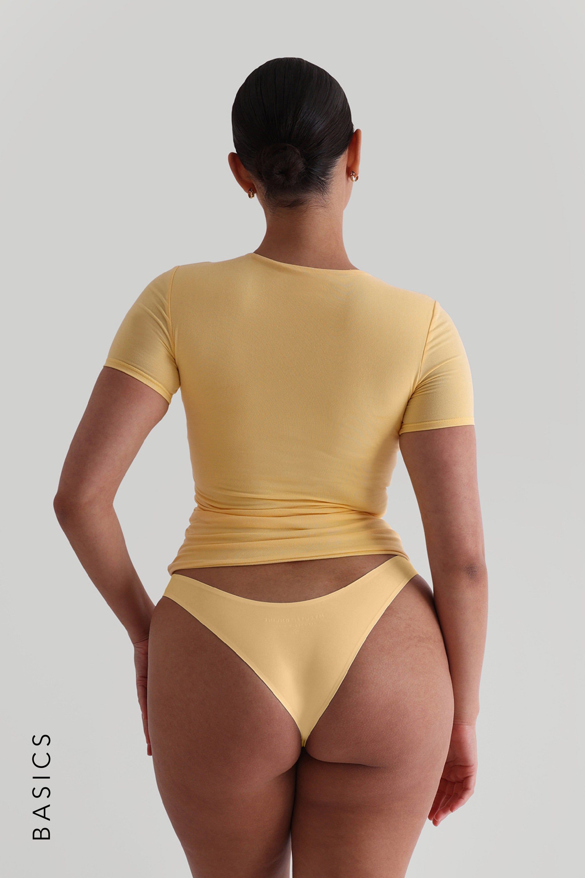 Mist Short Sleeve T-Shirt - Lemon sold by My outfit online product image thumbnail 2