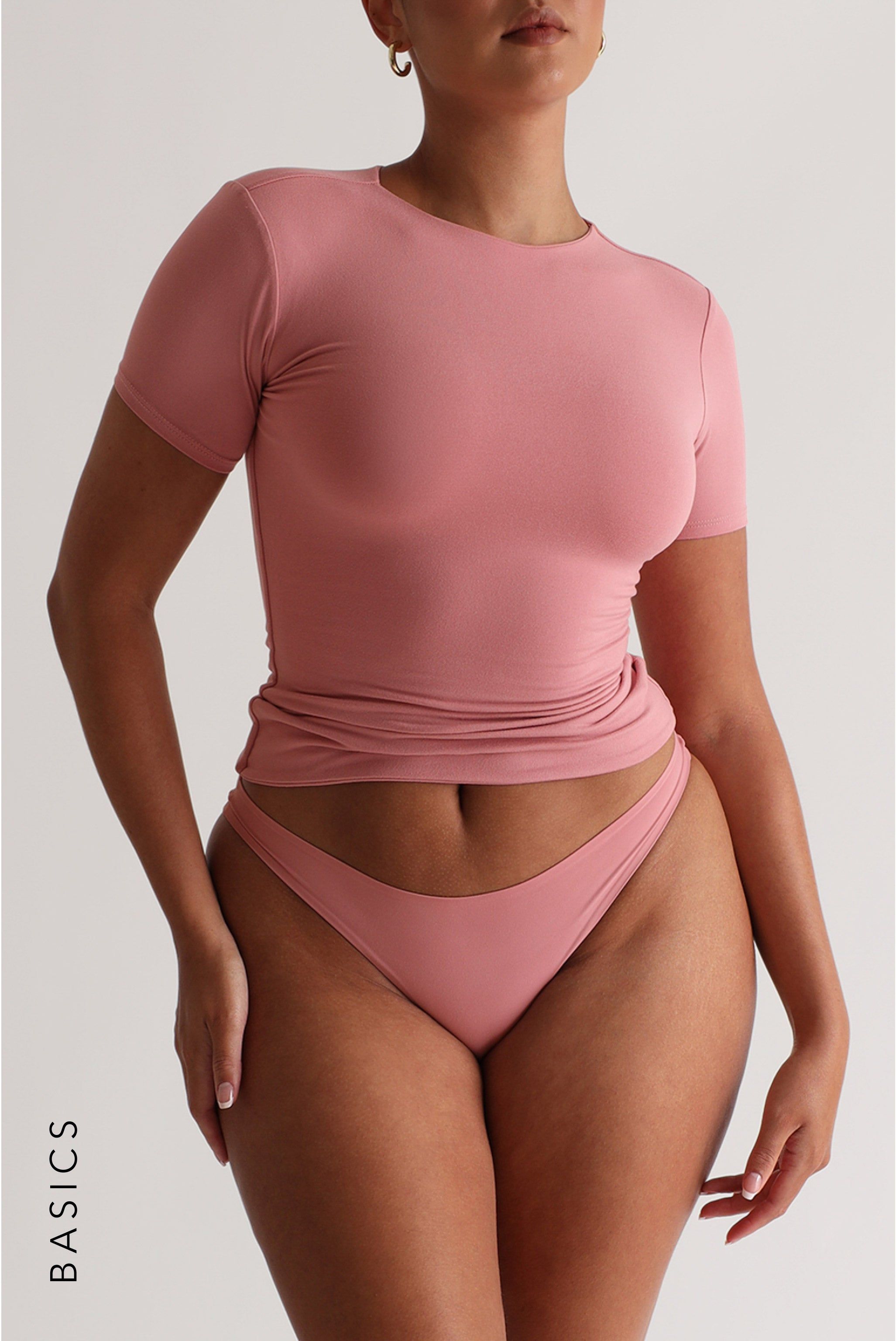 Mist Short Sleeve T-Shirt - Vintage Pink sold by My outfit online product image thumbnail 3