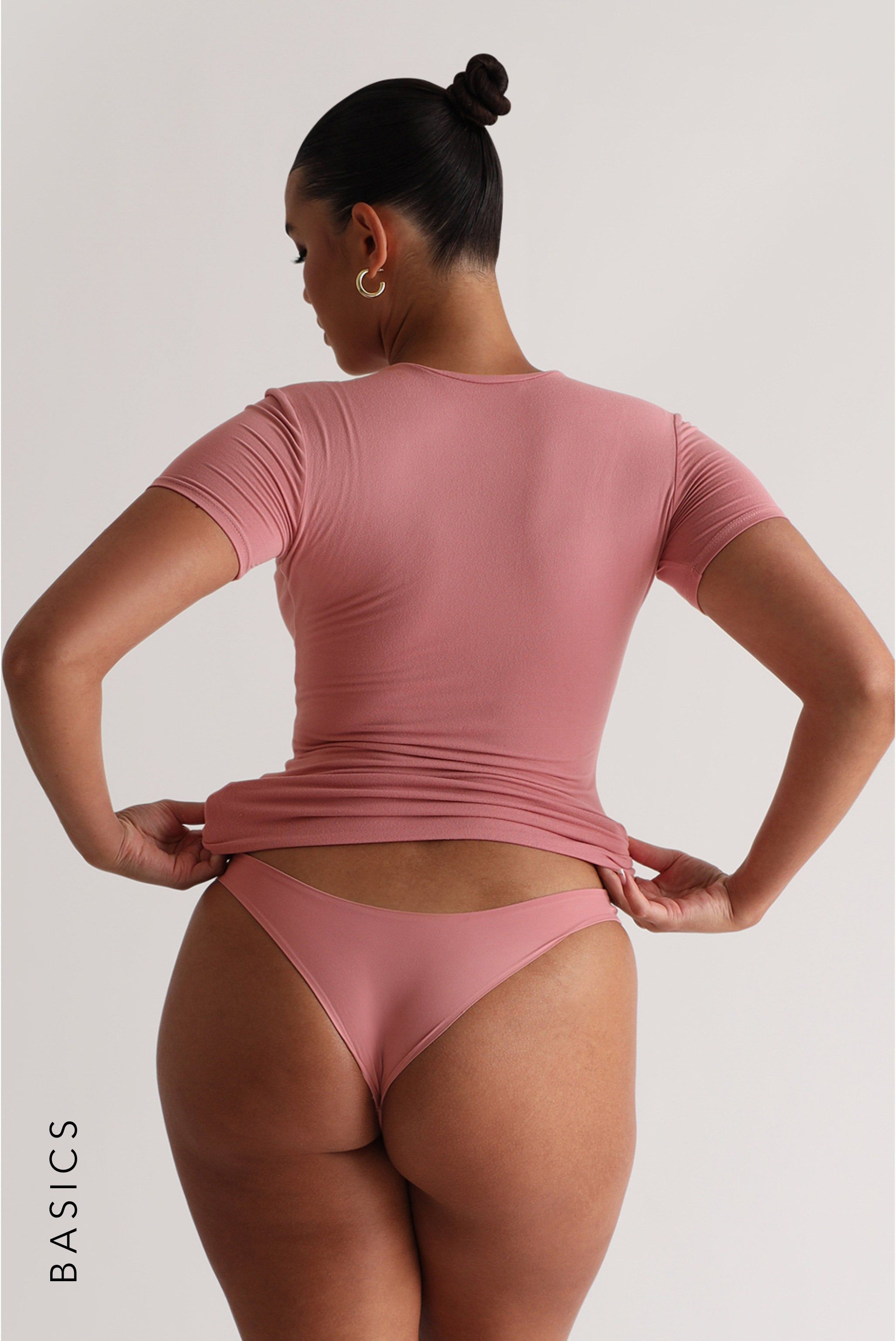 Mist Short Sleeve T-Shirt - Vintage Pink sold by My outfit online product image thumbnail 4