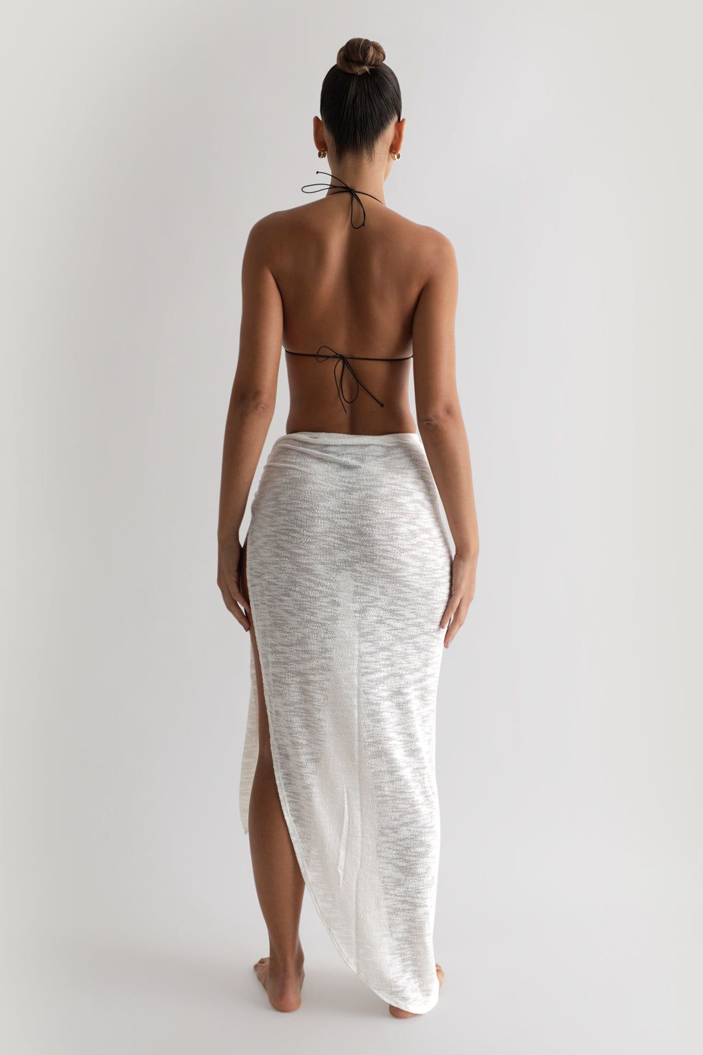 Rio Textured Maxi Sarong - White sold by My outfit online product image thumbnail 2