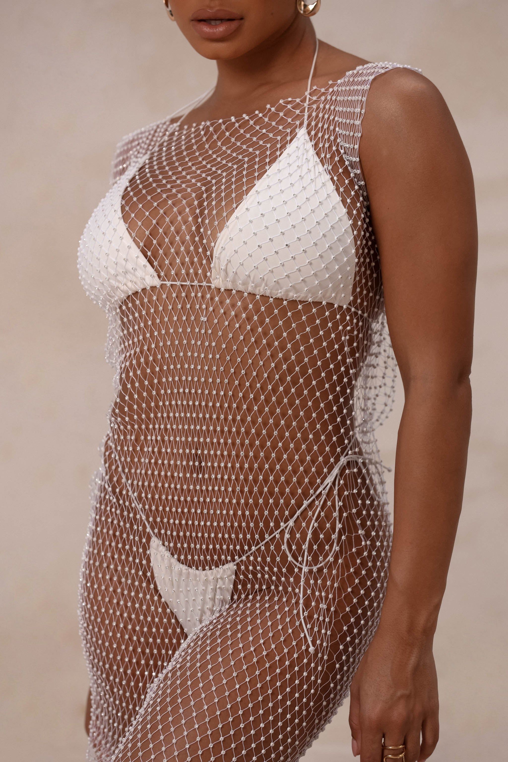 Fancy Escape Cover Up - White sold by My outfit online product image thumbnail 2