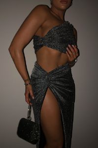The Sable Glitter Two Piece Set - Black sold by My outfit online
