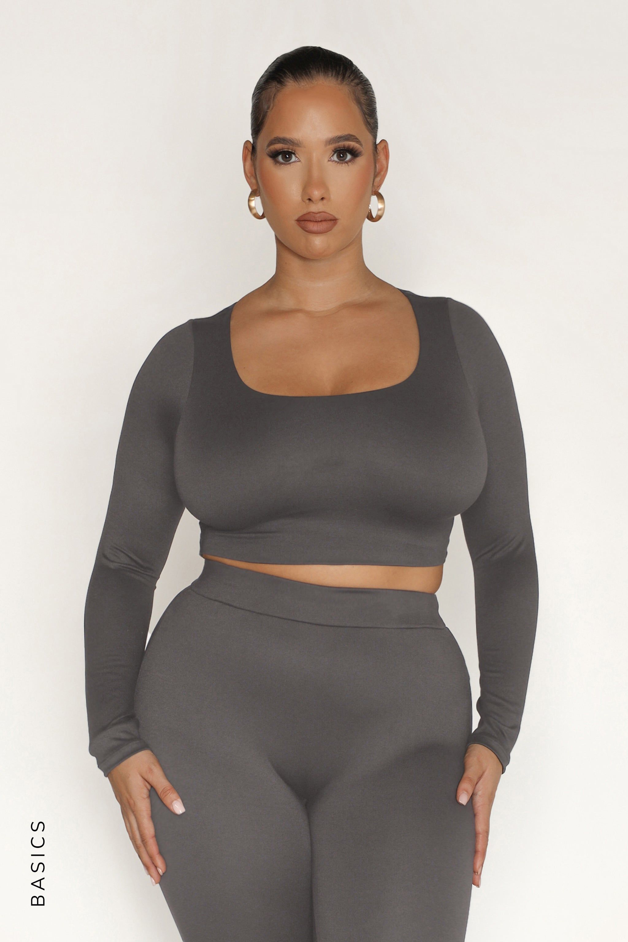 Unforgettable Crop Top - Charcoal sold by My outfit online product image thumbnail 3