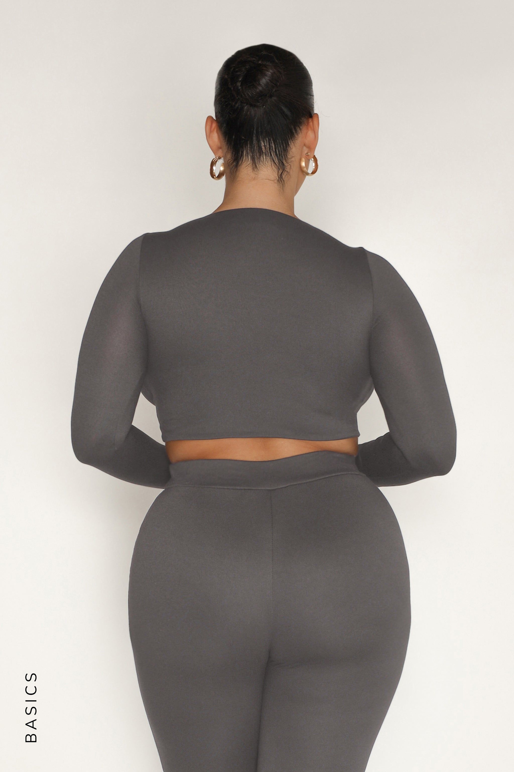Unforgettable Crop Top - Charcoal sold by My outfit online product image thumbnail 4