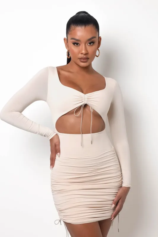 Olivia Mini Dress - Vanilla sold by My outfit online