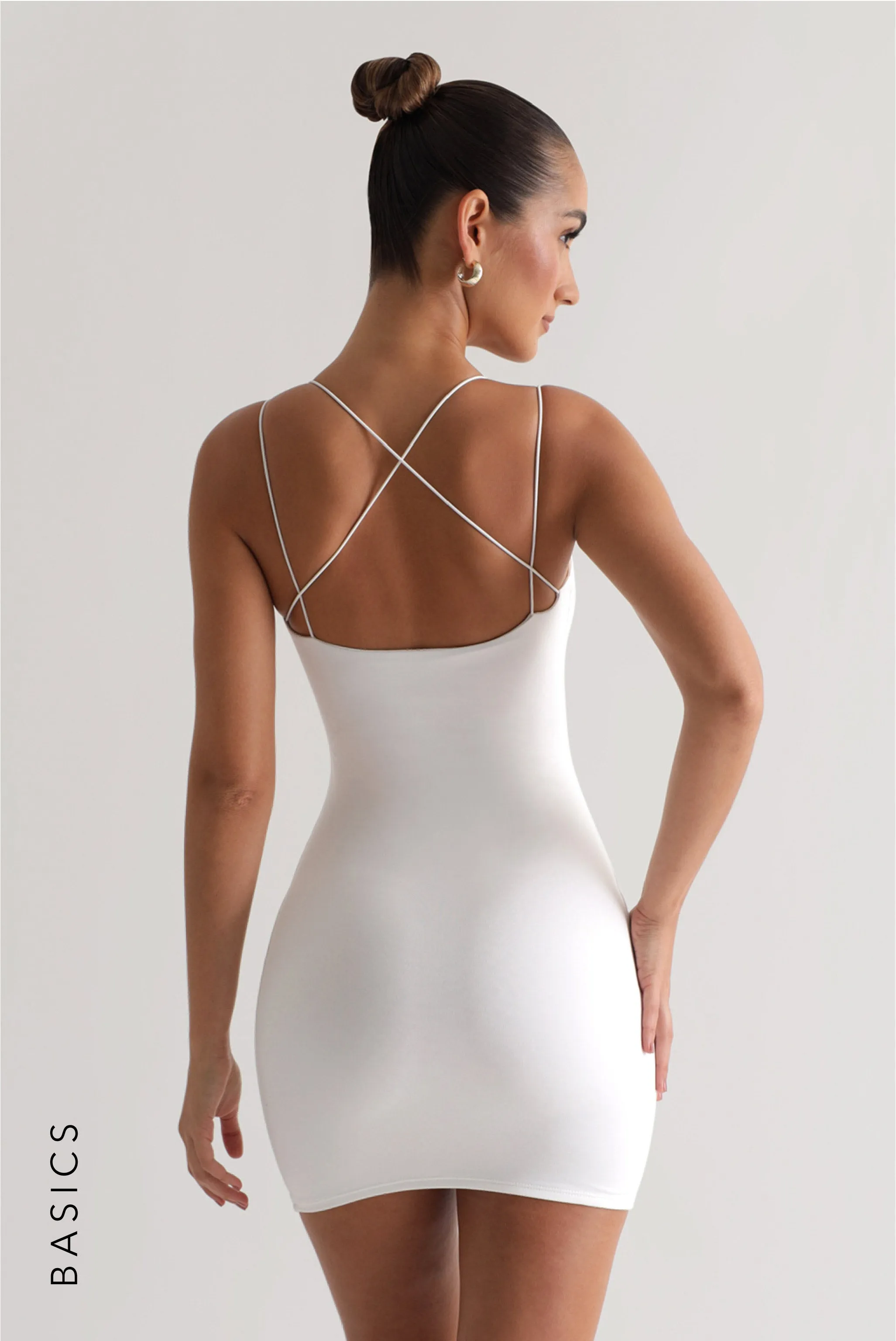 String Crossback Mini Dress - White sold by My outfit online