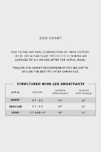 Structured Wide Leg Sweatpants  - Pearl sold by My outfit online
