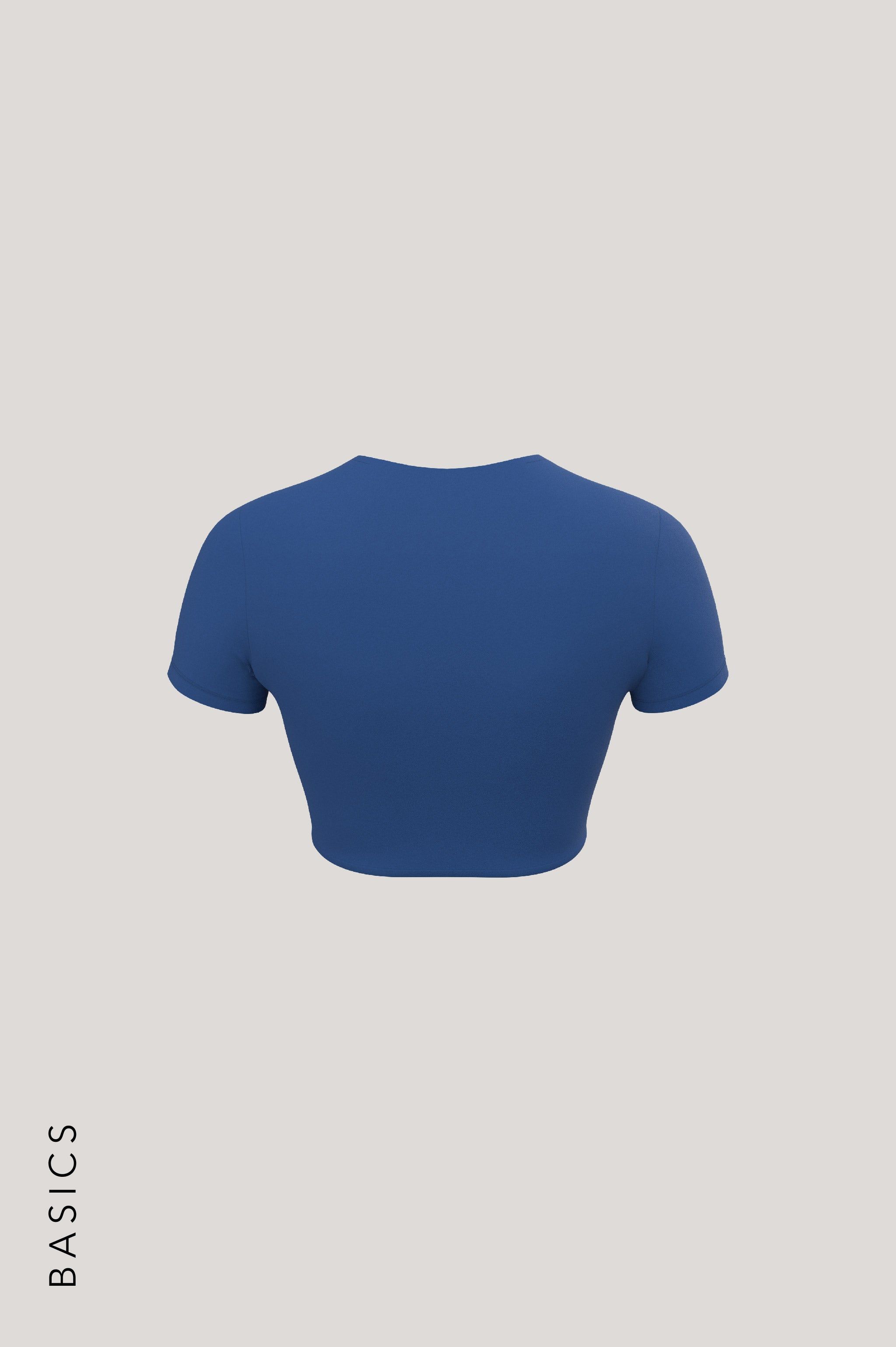 Mist Short Sleeve Crop Top - Cobalt sold by My outfit online product image thumbnail 2