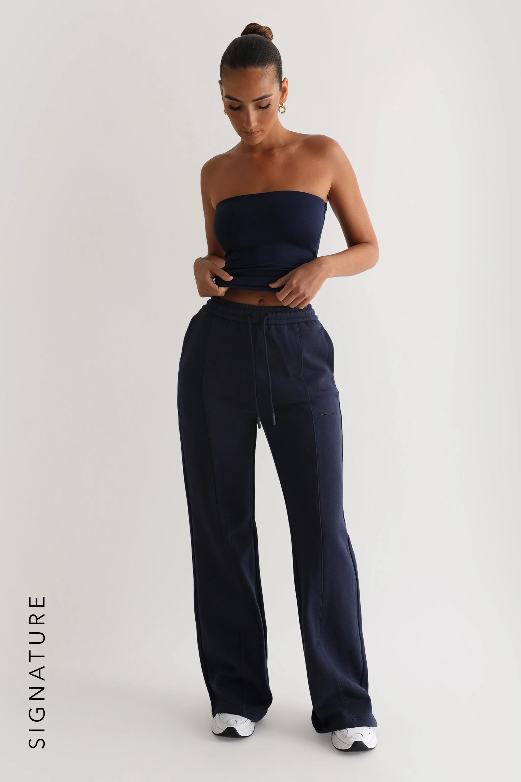 Classic Full-Length Tube Top - Navy sold by My outfit online product image thumbnail 4
