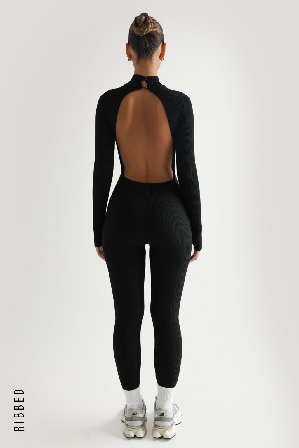 Kendall Ribbed Jumpsuit - Black sold by My outfit online