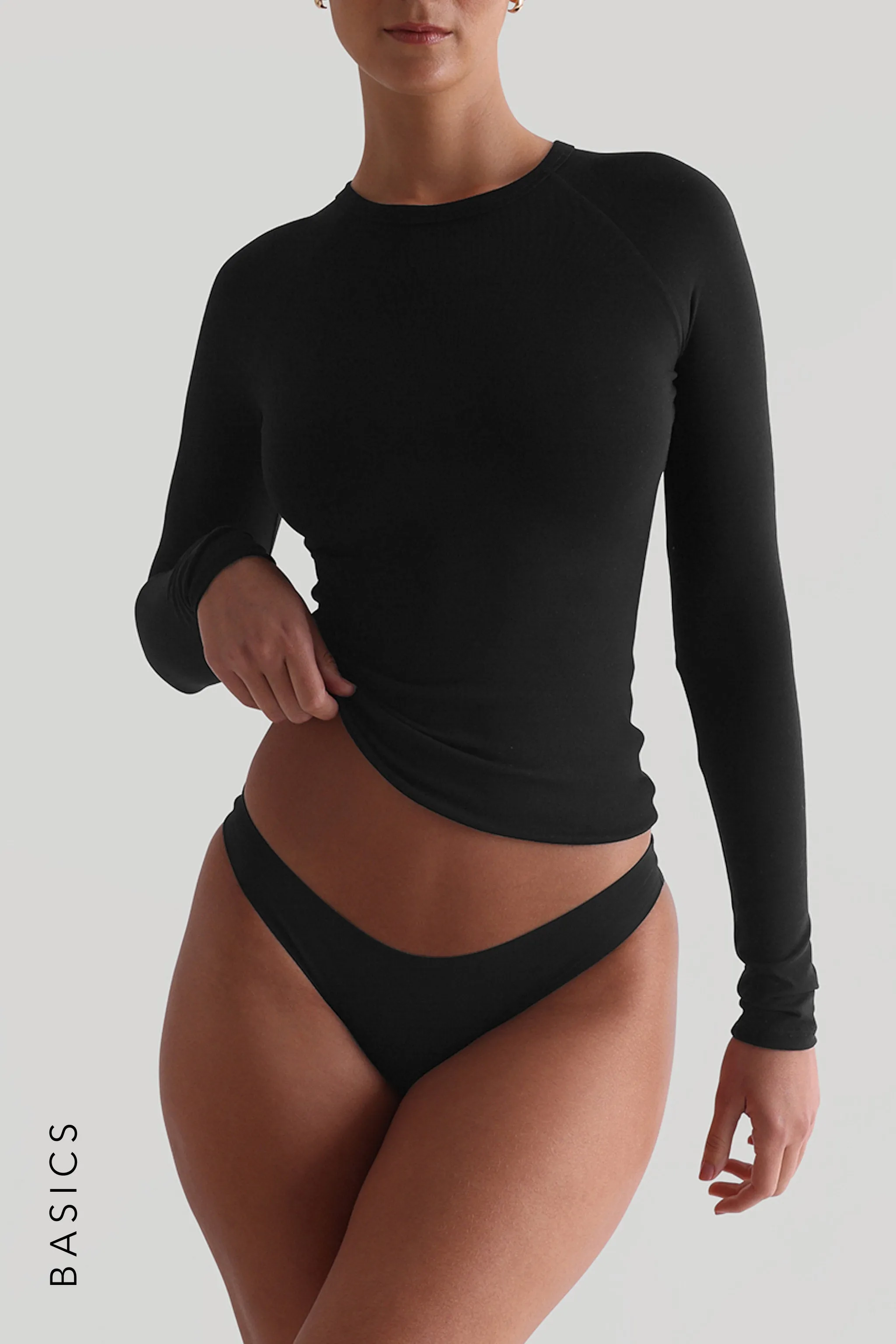 Everyday Long Sleeve T-Shirt - Black sold by My outfit online