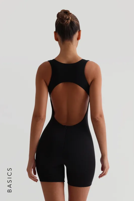Racer Back Romper - Black sold by My outfit online