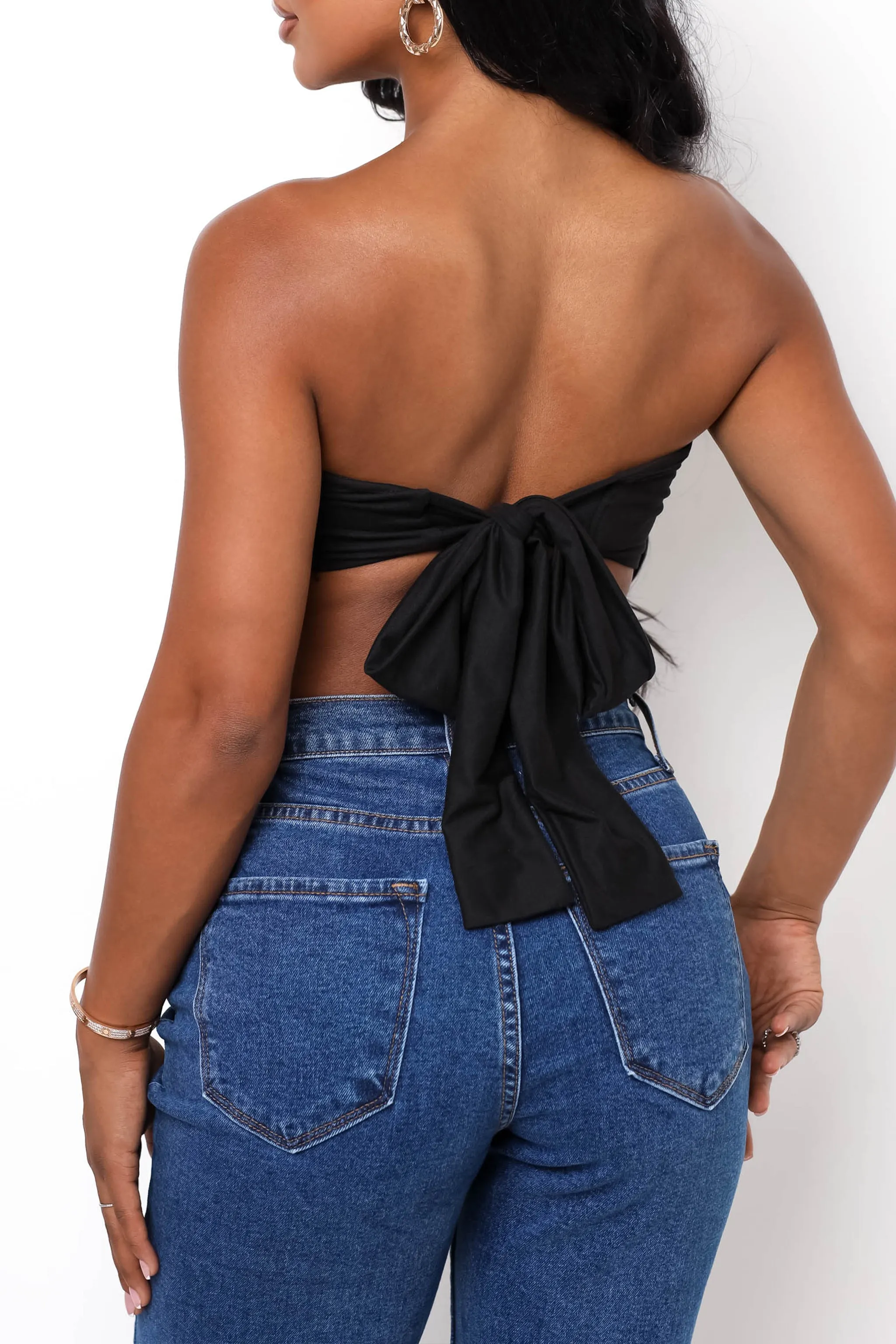 A Versatile Crop Top- Black sold by My outfit online product image thumbnail 4