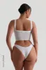 Staple Micro-Ribbed Crop Top - White sold by My outfit online