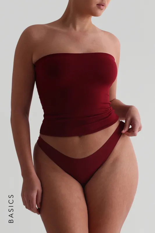 Classic Tube Full-Length Top - Wine sold by My outfit online