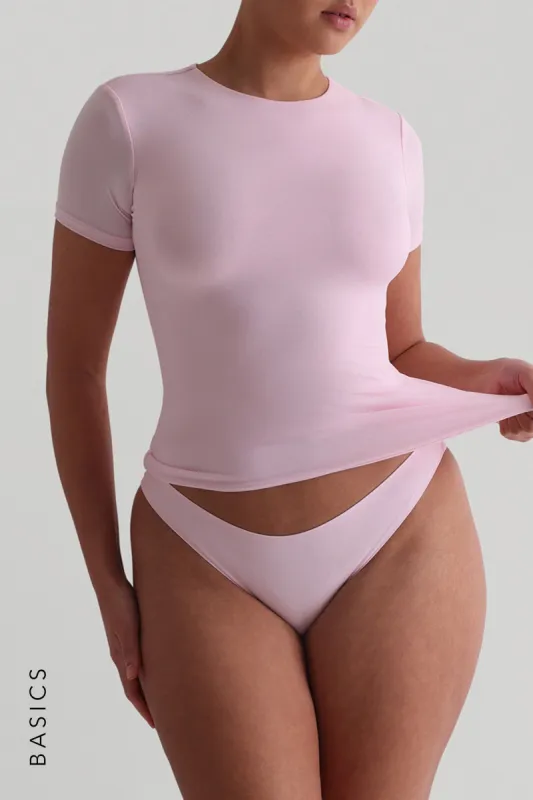 Mist Short Sleeve T-Shirt - Soft Pink sold by My outfit online