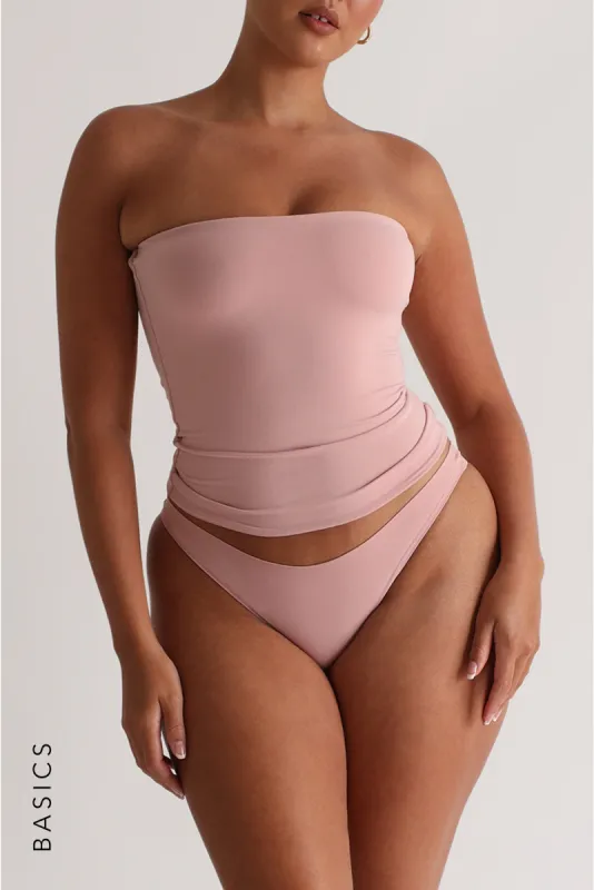 Classic Full-Length Tube Top - Light Rose sold by My outfit online
