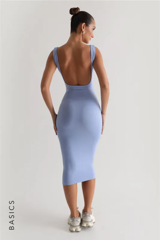 Low Back Midi Dress - Periwinkle sold by My outfit online