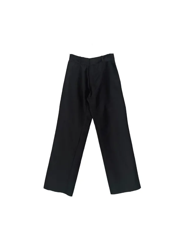 EVERYONE PANT IN BLACK SILK made by Coming of Age