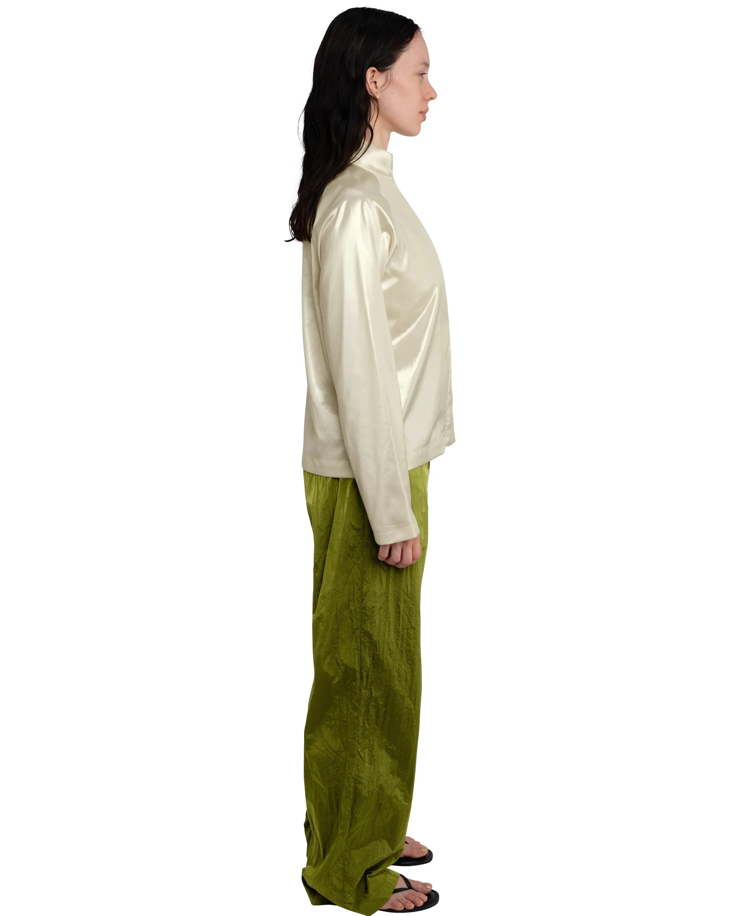 LIGHTWEIGHT BOMBER IN PEARL sold by Coming of Age product image thumbnail 2