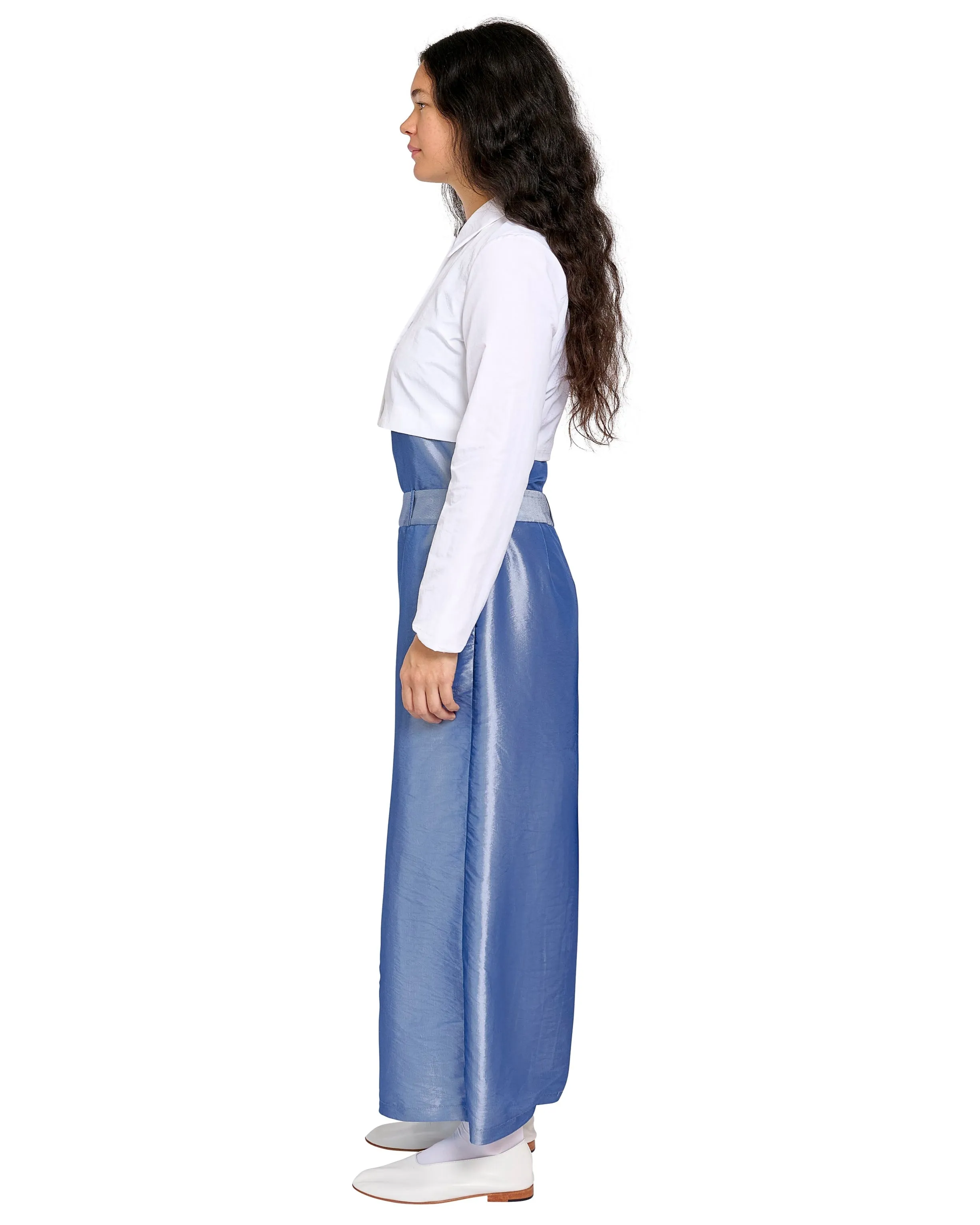 BOLERO IN WHITE NYLON sold by Coming of Age product image thumbnail 3