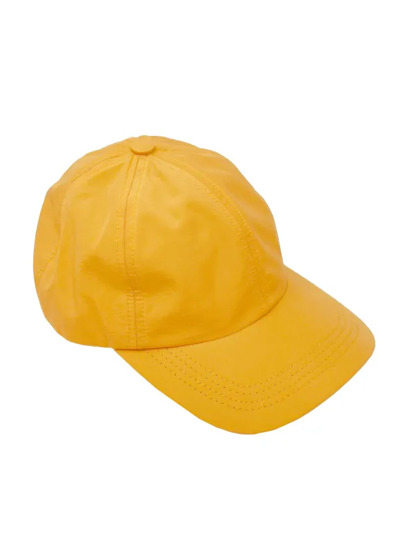 MUSTARD NYLON BASEBALL HAT made by Coming of Age