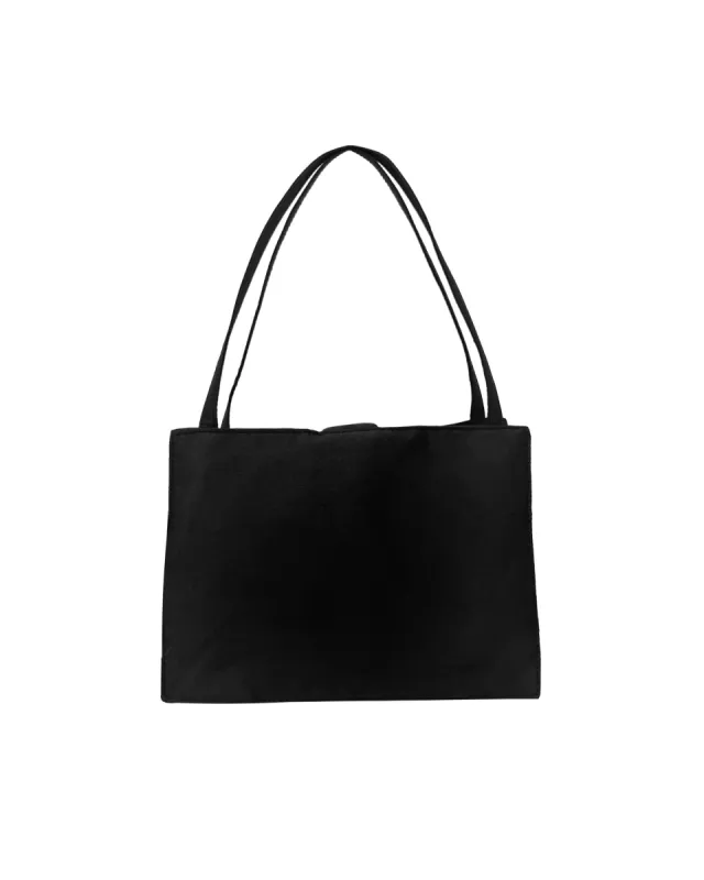 MINI LADY BAG IN BLACK SILK made by Coming of Age