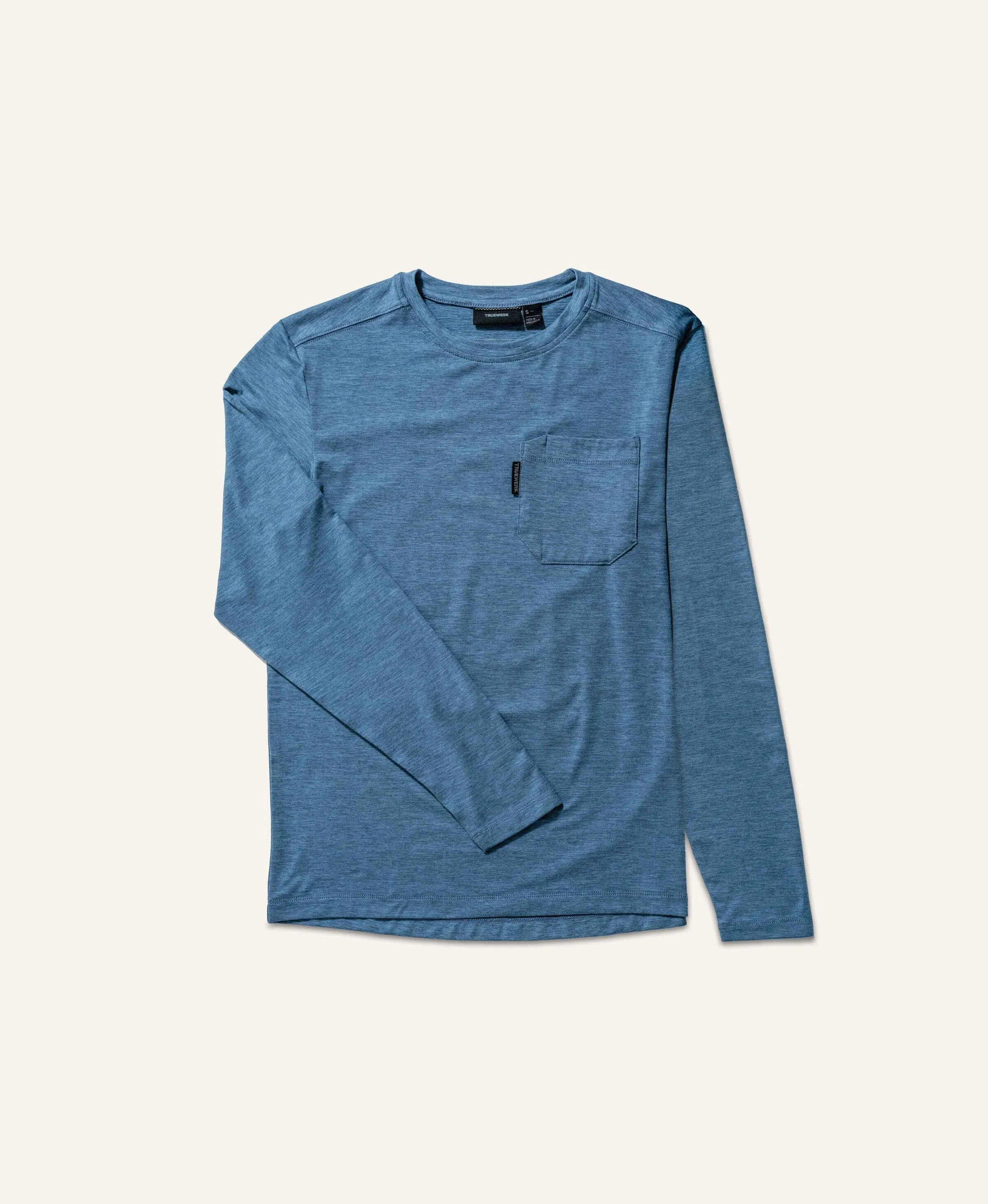Tech Pocket Long Sleeve Tee sold by Truewerk
