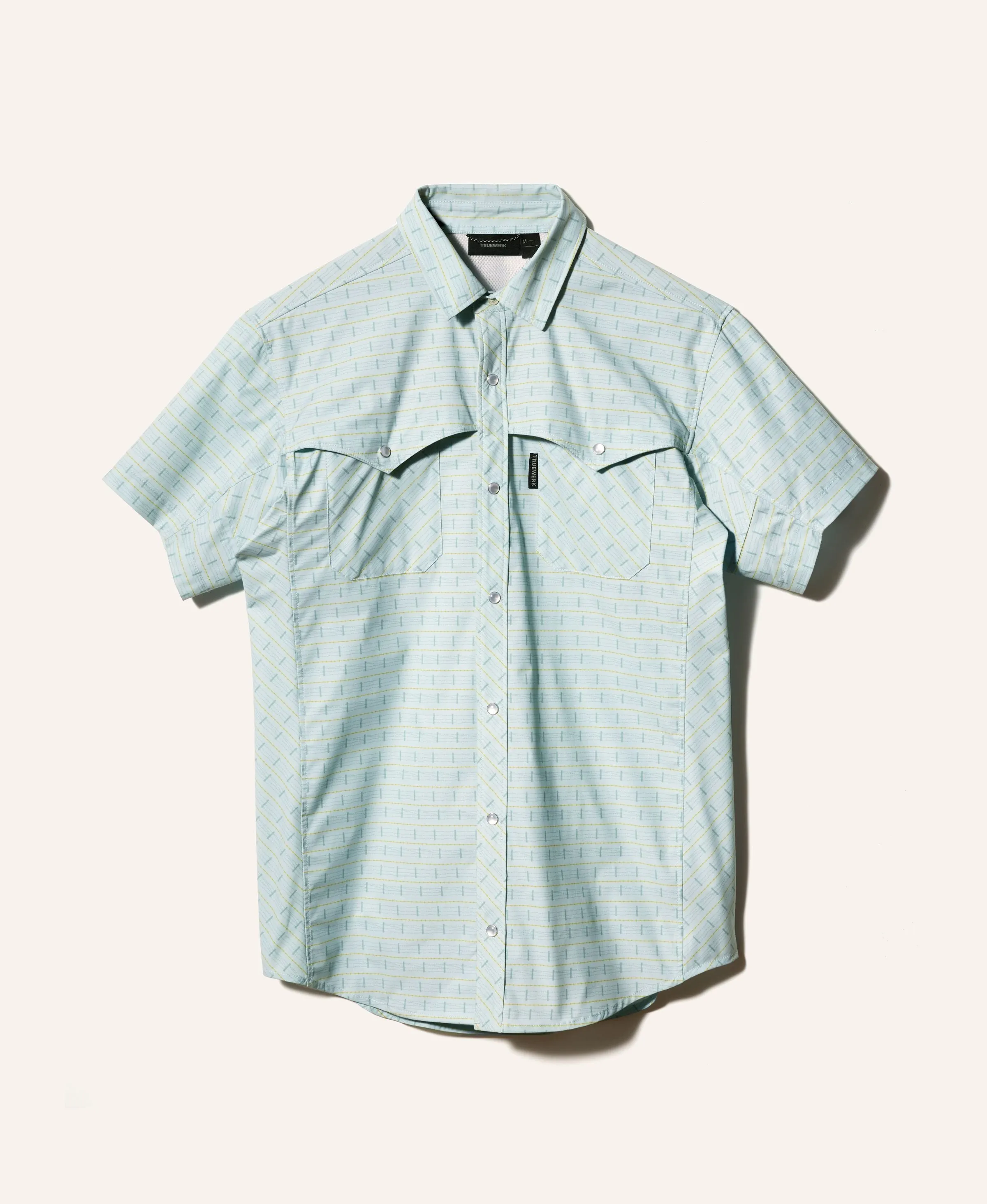 Western Cloud Short Sleeve Shirt sold by Truewerk