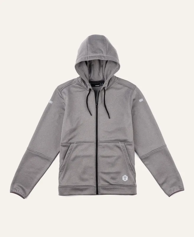M2 Grid Zip Up Hoodie sold by Truewerk