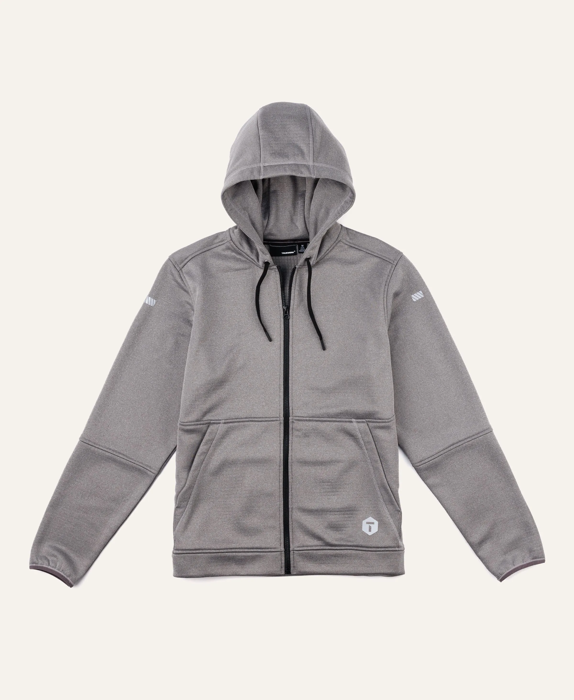 M2 Grid Zip Up Hoodie sold by Truewerk